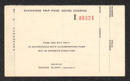 Tickets, New York to Boston, New Haven Railroad, 1958-1962, part 3