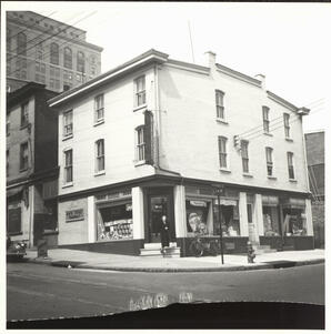 Exterior view of Ninth Street Pharmacy, Wilmington, Delaware, June 1939