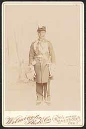 Cabinet card, Portrait of a Man in Military Uniform, 1895 - 1905