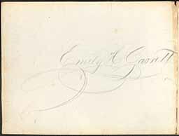 Emily Garrett sketchbook, 1866-67