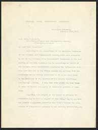 Letter, John Bancroft to Emily Bissell, February 18, 1915