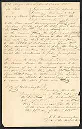 Mayor's Court Wilmington, State vs. Emory Hand, Jacob Curry, Ringgold Hand, and Moris Davis, 1835.