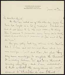 Letter, Constance Moore to Emily Bissell, June 28, 1922