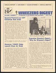 Wheezers Digest Volume I, No. 1, July 1, 1976
