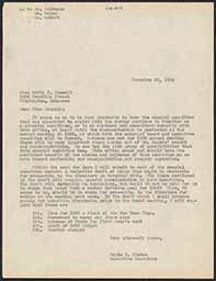 Letters, Doyle Hinton to Emily Bissell, November 20-26, 1934