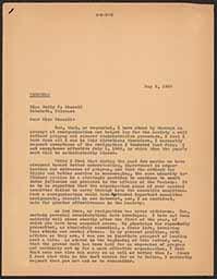 Letters, Doyle Hinton to Emily Bissell, May 2-8, 1935