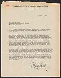 Correspondence between Doyle Hinton and Philip Jacobs, November 1934