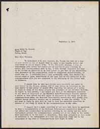 Letter, Philip Jacobs to Emily Bissell, September 6, 1934