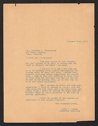 Correspondence between Lucinda H.B. Shakespeare and Doyle E. Hinton, December 15, 1931