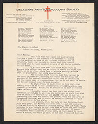 Letter, Emily P. Bissell to Pierre S. Du Pont, December 16, 1922