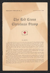 The Red Cross Christmas Stamp booklet, December 17, 1909