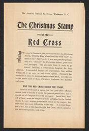"The Christmas Stamp of the Red Cross" pamphlet, circa 1908