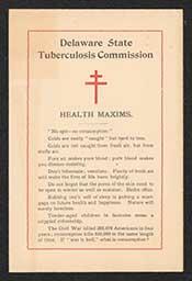 Delaware State Tuberculosis Commission Health Maxims Envelope, n.d.