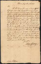 Caesar Rodney to Captain Patterson, July 11, 1778