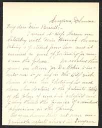 Letters to Emily P. Bissell from Eunice B. Anthony, January 31 to February 28, 1911