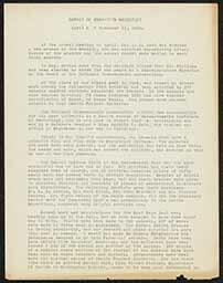 Report of Executive Secretary, April 8-November 11, 1930