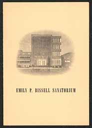 Emily P. Bissell Sanatorium Dedication, January 20, 1955