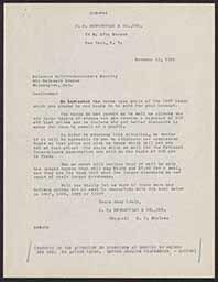 Correspondence between Doyle Hinton and D. F. Wheless, October 1932-January 1933