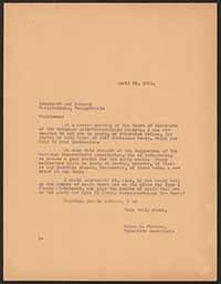 Correspondence with Theo. Leonhardt & Son, April 1931-June 1932