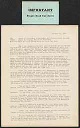 Memo, Doyle Hinton to Society Executive Committee, January 28, 1933