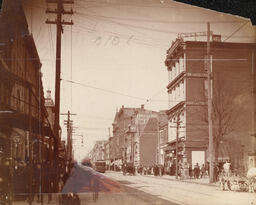 Market Street looking north from below 6th Street, ca. 1910