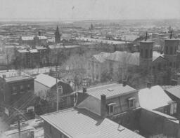 Panoramic view looking southeast from Ford Building, ca. 1895