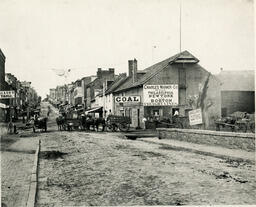 Market Street, from the Wharf, Wilmington, Del., 1867