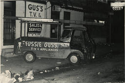 Wilmington riots, damaged businesses, April 1968