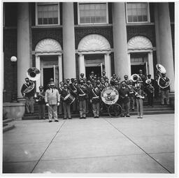John A. Watts Elks Lodge marching band, Chester, Pennsylvania, ca. 1940.