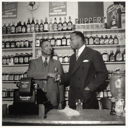 Johnson's Liquor Store, Wilmington, Delaware, ca. 1940.