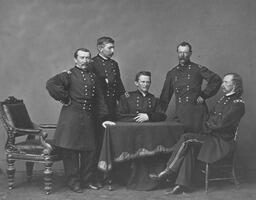 Civil War soldiers, Union generals, ca. 1861-1865