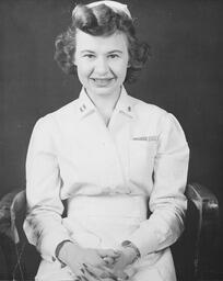 Gertrude Bristow, U.S.N.R. nurse, 1943