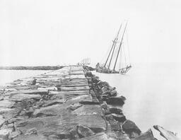 Delaware breakwater, ca. late 19th or early 20th century