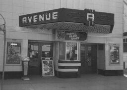 The Avenue motion picture theater (Rehoboth), 1951