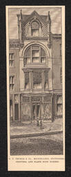 Page from a magazine, advertising C.F. Thomas and Co., booksellers and stationers in Wilmington, Delaware.