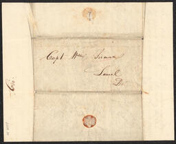 Letter, Robert L. Harris to William Sirman, October 3, 1831, part 3