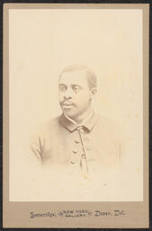Cabinet card, Portrait of Man with First Button on Coat Done