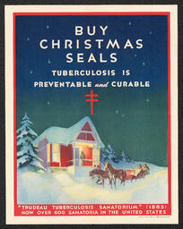 National Tuberculosis Association Christmas Seals poster, 1934