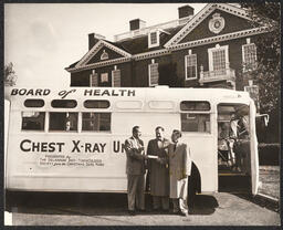 Chest x-ray unit bus, 1955