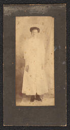 Photograph, Woman wearing a white dress