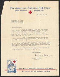 Letter, Mabel T. Boardman to Emily Bissell, September 29, 1928
