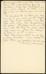 Letter, Rachel J. Henderson to Emily Bissell, December 15, 1908, part 2
