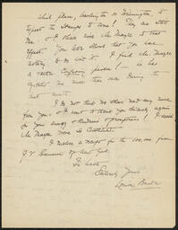 Letter, Louisa Barker to Emily Bissell, December 18, 1908, part 2