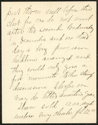 Letter, Mabel Ridgely to Emily Bissell, n.d., part 2