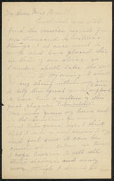 Letter, Evelyn Sarde to Emily Bissell, December 9, 1907, part 1