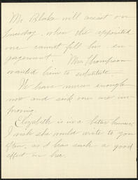Letter, Lillian G. Sutton to Emily Bissell, n.d., part 2