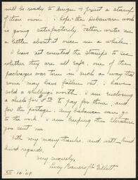 Letter, Lucy Bancroft Gillett to Emily Bissell, December 10, 1909, part 3