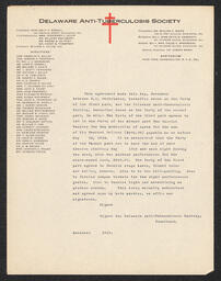 Agreement with W.L. Dockstader, November 1918