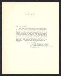 In this 1919 letter, Leigh Mitchell Hodges requests the presence of Emily Bissell at an event for people involved in the Red Cross Christmas Seal Campaign in Bucks County, Pennsylvania. 