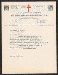 Letter from the Delaware Executive Committee to Everett C. Johnson, November 25, 1919